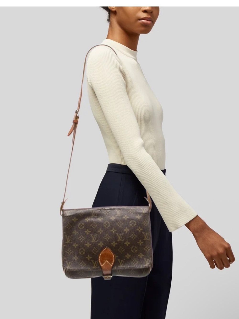 Louis Vuitton Monogram vintage Cartouchiere GM shoulder Crossbody